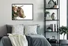 MuchoWow® Gerahmtes Poster Schottischer Highlander - Blumen Produktbild-Vorschau 5