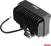 A black work light with a metal bracket and a black wire with exposed copper ends. Produktbild-Vorschau
