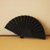 Faltfächer Handfächer Tanzfächer Schwarz Japanischer Produktbild-Vorschau 3