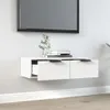 vidaXL Wandschrank Weiß 68x30x20 cm Holzwerkstoff Produktbild-Vorschau 3