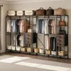 WISFOR garderobekast met lades, schoenenrek, open kast met Productafbeelding-voorbeeld 15