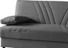 Schlafsofa Schlafcouch grau 198 cm mit Bettkasten - KAYA - Produktbild-Vorschau 4