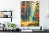 MuchoWow® Poster Wald - Sonne - Natur - Herbst 90x120 cm - Produktbild-Vorschau 3