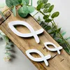 Oblique Unique 3 Holz Fische Mix Streudeko Taufe Kommunion Produktbild-Vorschau 4