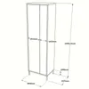 Skye Decor, DY1- DY1LCS, bianco, scarpiere, 165x50,4x35,7 Anteprima dell’immagine prodotto 5
