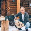 Schwarzer Stahl-Transportwagen 200kg 345x51x96cm Produktbild-Vorschau 3
