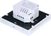 The back of a white digital thermostat with connection terminals. Podgląd zdjęcia produktu