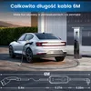 JUNSUN APP/WIFI typ 2 kabel ładujący Schuko 3.68kW Podgląd zdjęcia produktu 3