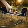 Campingtisch schwarz klappbar mit Tragegriff Alu Produktbild-Vorschau 4