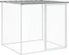 vidaXL Hühnerkäfig mit Dach Hellgrau 403x98x90 cm Produktbild-Vorschau 5