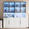 MODFU Vitrine-set Spanplattenvitrine mit einstellbare Produktbild-Vorschau 4