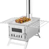 VEVOR Holzofen, 80 Zoll, Camping-Zeltofen aus Edelstahl, Produktbild-Vorschau 4