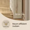 VASAGLE Schmaler Schuhkipper mit 4 Klappen, Landhausstil Produktbild-Vorschau 11