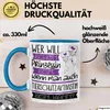 Tierschutzaktivistin Tasse Geschenk Spruch Wer Will Schon Produktbild-Vorschau 3