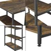 Bartisch Växjö 100x109x60cm Bartresen mit 3 Ablagen Produktbild-Vorschau 5