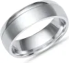 Hochwertiger Unique 925er Silberring teilmattiert R8547 Produktbild-Vorschau 1