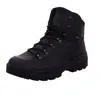 A black hiking boot is shown against a white background. Produktbild-Vorschau
