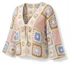Bolero Kurzjacke aus Lochstrick Vintage Look Strickjacke 38 Produktbild-Vorschau 2
