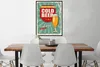 MuchoWow® MuchoWow® Gerahmtes Poster Mannshöhle - Bier - Produktbild-Vorschau 2