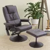 Sillón reclinable HOMCOM con reposapiés, sillón giratorio Vista previa de la imagen del producto 10