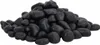 vidaXL Polierte Kiesel 10 kg Schwarz 2-5 cm Produktbild-Vorschau 1