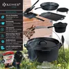KESSER® Dutch Oven Set in Holzkiste mit Dutch Oven Mit viel Produktbild-Vorschau 2