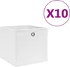 vidaXL Pudełka do przechowywania 10 szt. Włóknina 28x28x28 Podgląd zdjęcia produktu 5