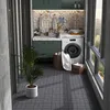 UISEBRT 11 Stück Holzoptik Balkonfliesen Terrassenfliesen Produktbild-Vorschau 9