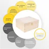 Creative Deco Holzkiste mit Deckel Holzbox Erinnerungsbox | Produktbild-Vorschau 7