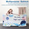 Große, faltbare Badewanne (45 Zoll), extra große, faltbare Produktbild-Vorschau 2