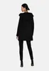 SOLO cappotto donna manica lunga cappuccio zip stampa Anteprima dell’immagine prodotto 13