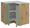 Küchen Eckunterschrank 90x90 cm Küche ARIA Aquamarin ultra Produktbild-Vorschau 3