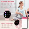 (Růžové) Bluetooth Smartwatch pro dospělé, fitness tracker Náhled obrázku produktu 4
