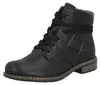 Zapatos de cordones negros para mujer de la marca Rieker, Vista previa de la imagen del producto 16