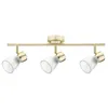 A three-light ceiling spotlight fixture with adjustable heads, presented against a plain white background. Produktbild-Vorschau