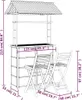 Bar-Set aus Bambus 2-Sitzer mit Dach und klappbaren Produktbild-Vorschau 10