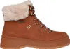 A single brown boot with a fur lining. Produktbild-Vorschau