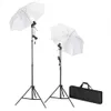 vidaXL Fotostudio-Set mit Leuchten, Schirmen, Hintergrund, Produktbild-Vorschau 3
