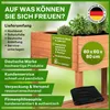 TTL GARDEN Balkon Hochbeet L 80x60x80 cm – Holz Produktbild-Vorschau 7
