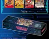 A promotional image showcasing the Digimon Tamers Evolution Box 2, with examples of cards and the box itself against a digital-themed blue background. Produktbild-Vorschau