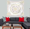 Skicovaný kvetinový gobelín, Mandala Flower Boho Wall Náhľad obrázku produktu 2