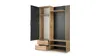 Garderobenschrank Lago, Flurgarderobe 140 x 200 x 40 cm, Produktbild-Vorschau 4
