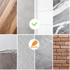 A collage of different wall and floor textures, some with icons indicating suitability or application. Podgląd zdjęcia produktu