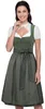 Dirndl Lichtenfels 65cm Länge wasabi 44 Produktbild-Vorschau 4