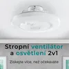 Stropní ventilátor Noaton® s osvětlením 12058W Triton, Náhled obrázku produktu 2
