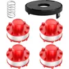 Rasentrimmer Fadenspulen Set, 4 Spulen + Deckel + Feder, 8m Produktbild-Vorschau 1