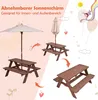Kindersitzgruppe mit Abnehmbarer & faltbarer Sonnenschirm, Produktbild-Vorschau 2
