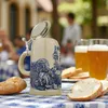 Bierkrug mit Zinndeckel 0,7 L – München Motiv – Produktbild-Vorschau 3