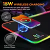 Gimars Upgrade Gaming Mauspad RGB, 15W Kabelloser Produktbild-Vorschau 2