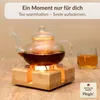 Plogis® Bambus Stövchen – Handgefertigter Teewärmer aus Produktbild-Vorschau 5